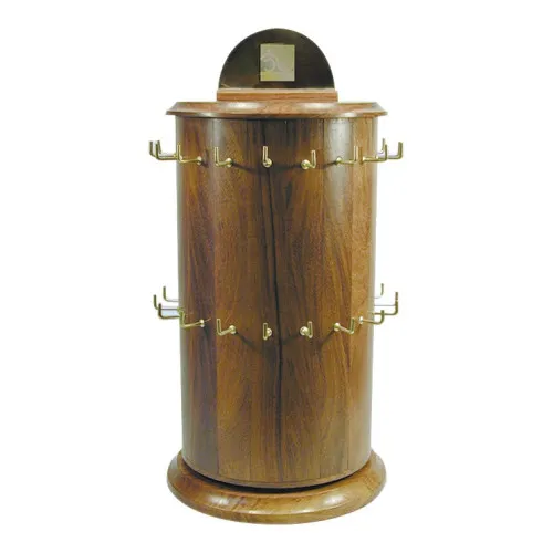 Schlüsselanhänger-Ständer Schlüsselbox aus Holz/Messing 45 cm