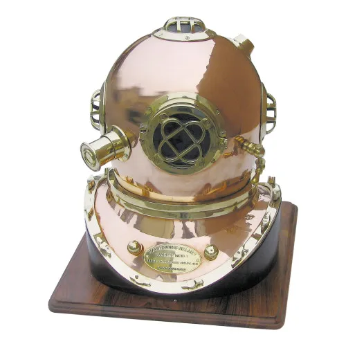 Taucherhelm aus Kupfer/Messing 48 cm