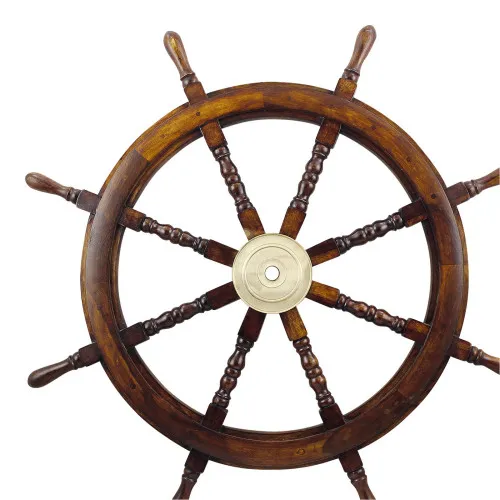 Detailansicht von Steuerrad