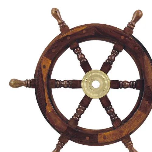 Detailansicht von Steuerrad