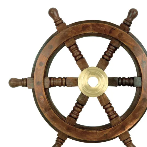 Detailansicht von Steuerrad