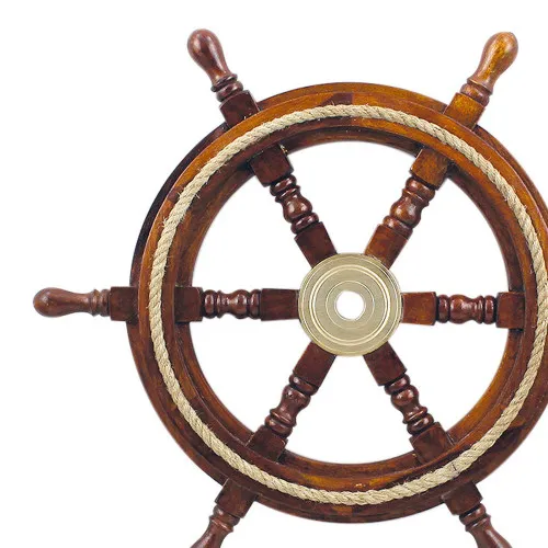 Detailansicht von Steuerrad