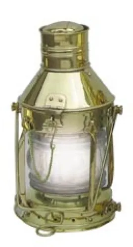 Ankerlampe elektrisch Schiffslampen aus Messing 32 cm