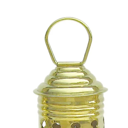 Detailansicht von Mastlampe mit Petroleumbrenner