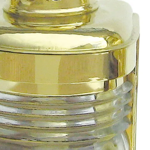 Mastlampe mit Petroleumbrenner in Nahaufnahme