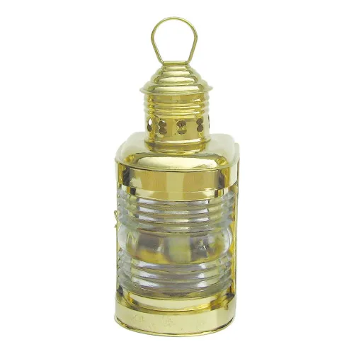 Mastlampe mit Petroleumbrenner Schiffslampen aus Messing 23 cm