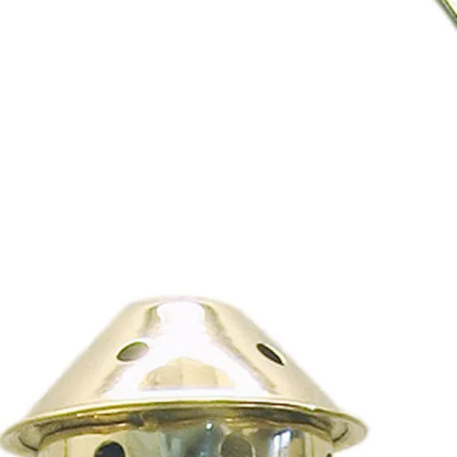 Lampe mit Petroleumbrenner – Detail der Oberfläche