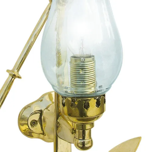 Wandlampe - Anker in Nahaufnahme