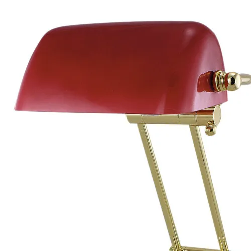 Detailansicht von Bankerlampe