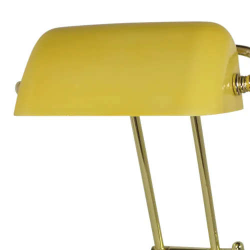 Detailansicht von Bankerlampe