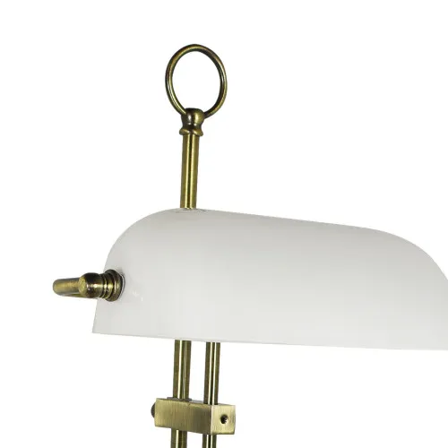 Detailansicht von Bankerlampe