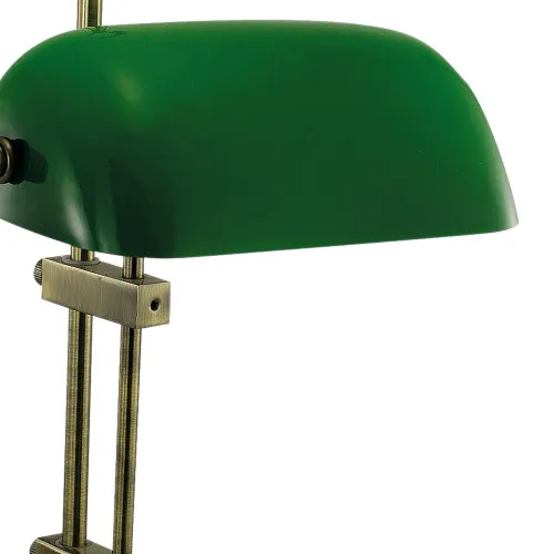 Bankerlampe in Nahaufnahme
