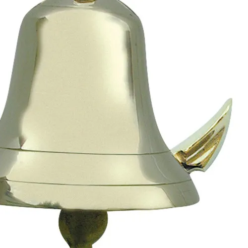 Glocke mit Anker in Nahaufnahme