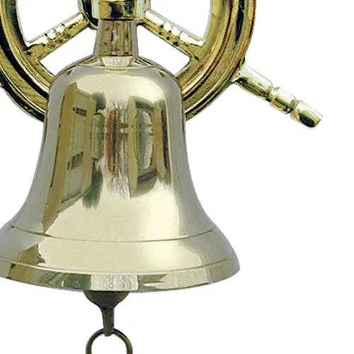 Glocke mit Steuerrad in Nahaufnahme