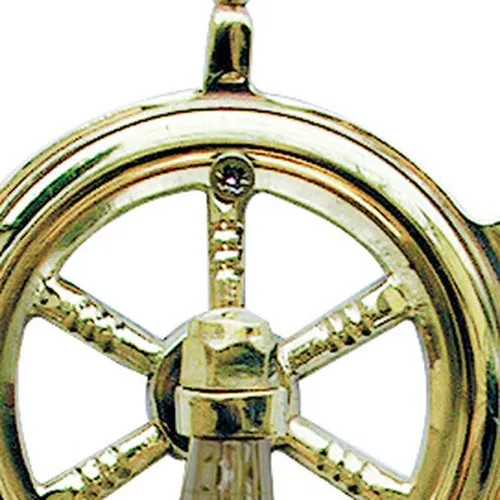 Glocke mit Steuerrad – Detail der Oberfläche