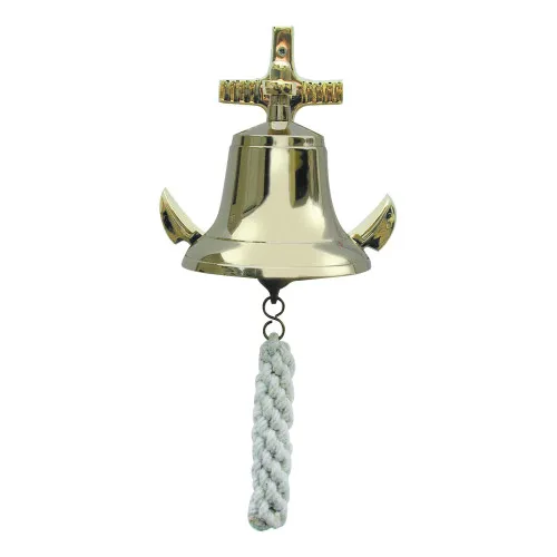 Glocke mit Ankerwandhalterung Wandglocke aus Messing