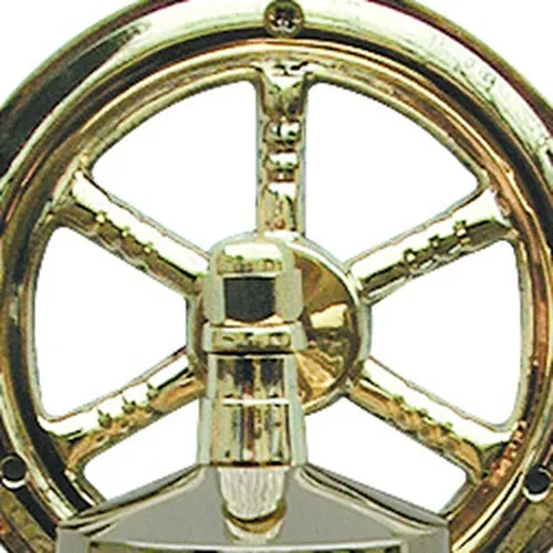 Glocke mit Steuerradwandhalterung – Detail der Oberfläche