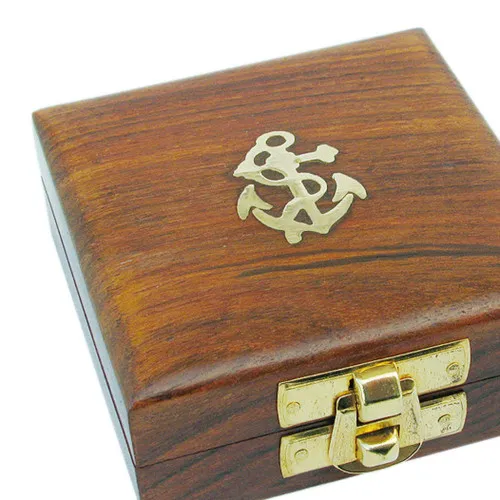 Detailansicht von Holzbox