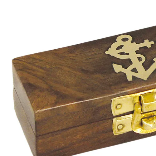 Detailansicht von Holzbox