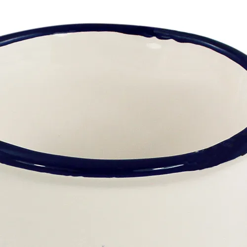 Becher mit Henkel - Leuchtturmdesign – Detail der Oberfläche