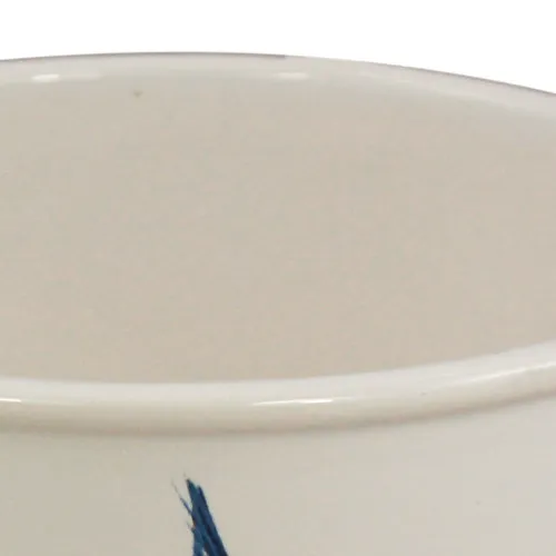 Topf mit Henkel - Boote-Design – Detail der Oberfläche