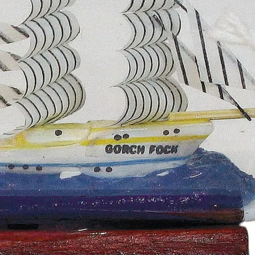 Flaschenschiff - Gorch Fock – weitere Ansicht