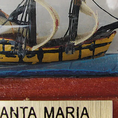 Flaschenschiff - SANTA MARIA – weitere Ansicht