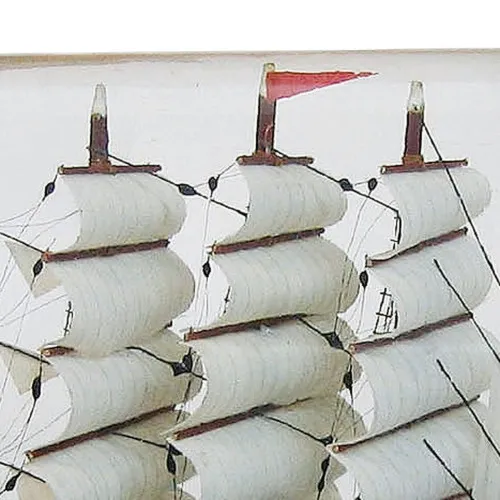 Flaschenschiff - Passat – Detail der Oberfläche