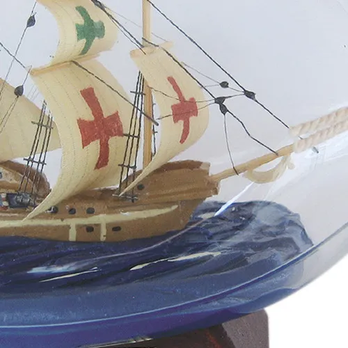 Flaschenschiff - SANTA MARIA – weitere Ansicht