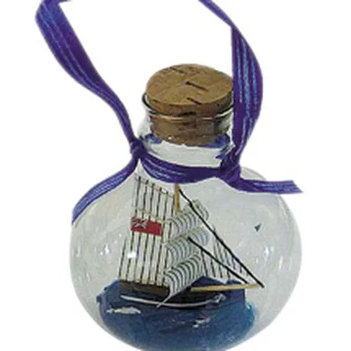 Flaschenschiff - Set in Nahaufnahme
