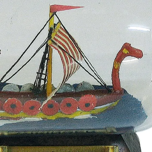 Flaschenschiff - Wikinger – weitere Ansicht