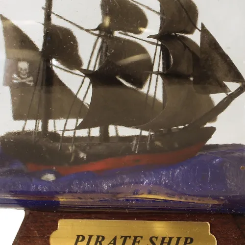 Flaschenschiff - Piratenschiff – weitere Ansicht
