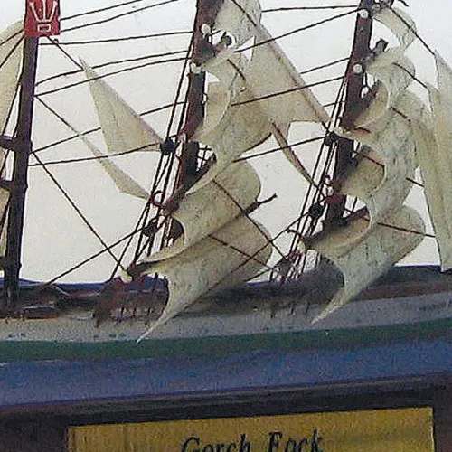 Flaschenschiff - Gorch Fock – weitere Ansicht