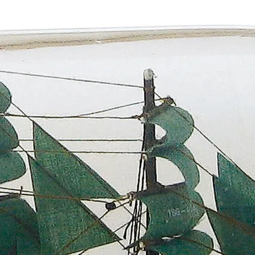 Flaschenschiff - Alexander von Humboldt – Detail der Oberfläche