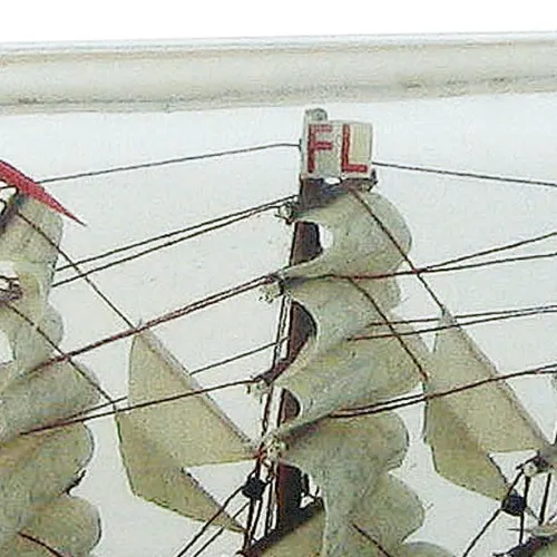 Flaschenschiff - Passat – Detail der Oberfläche