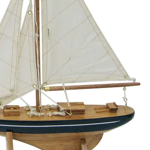 Segel-Yacht in Nahaufnahme