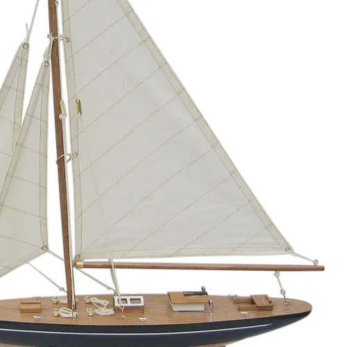 Segel-Yacht in Nahaufnahme