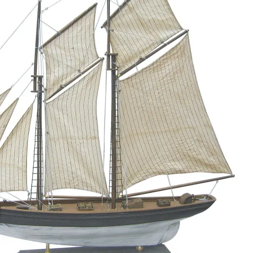 Segel-Yacht in Nahaufnahme