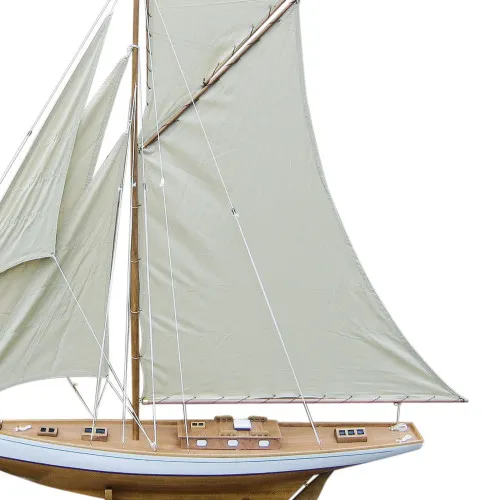 Segel-Yacht in Nahaufnahme