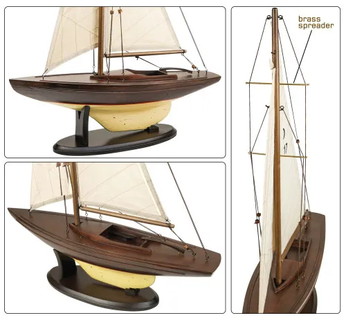 Segelyacht in Nahaufnahme