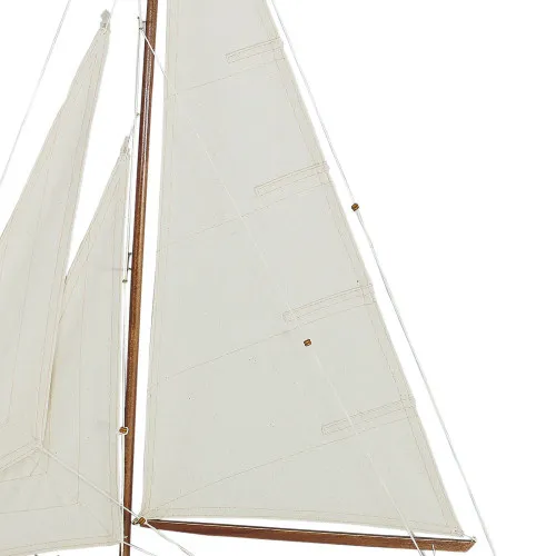 Segel-Yacht in Nahaufnahme