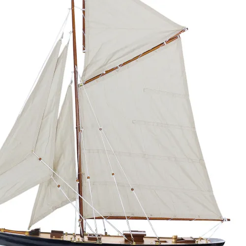Segel-Yacht in Nahaufnahme