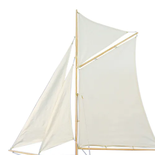 Detailansicht von Segler-Yacht