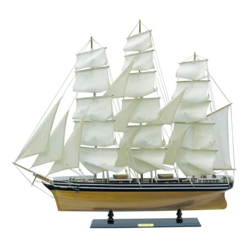 Segelschiff - Cutty Sark Modellschiff aus Holz 100 x 90 cm