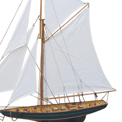 Segel-Yacht in Nahaufnahme