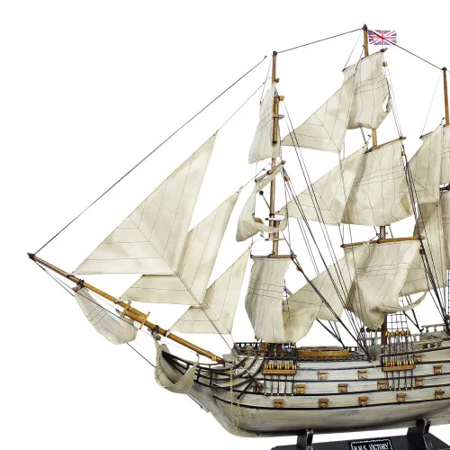 Detailansicht von Schiffsmodell - H.M.S.Victory