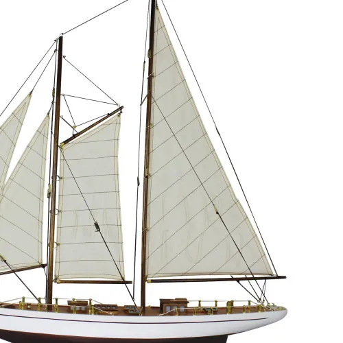 Segelyacht in Nahaufnahme