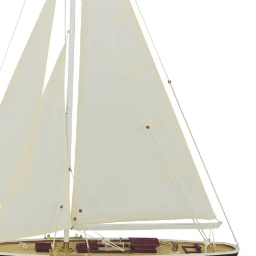 Segel-Yacht in Nahaufnahme