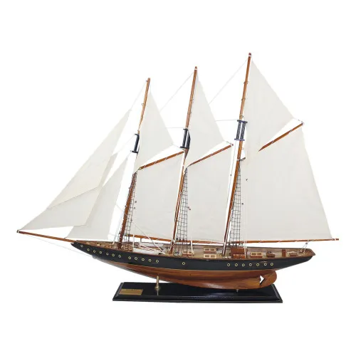 Segelschiff - Atlantic Modellschiff aus Holz mit Stoffsegel 120 x 86 cm