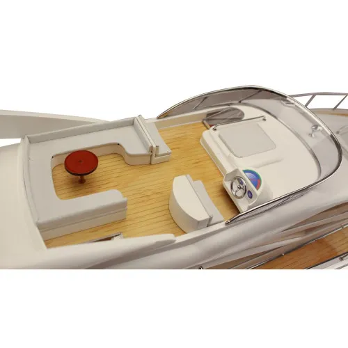 Detailansicht von Motoryacht